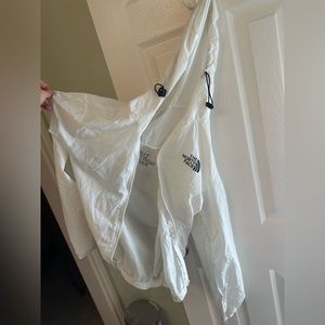 North Face Supreme White Rain Jacket